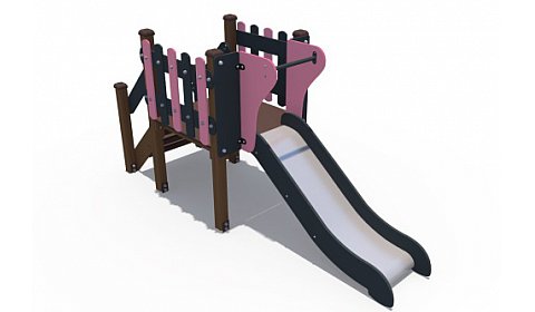 ИО 07070 Горка Домино H-750 (металлический скат)