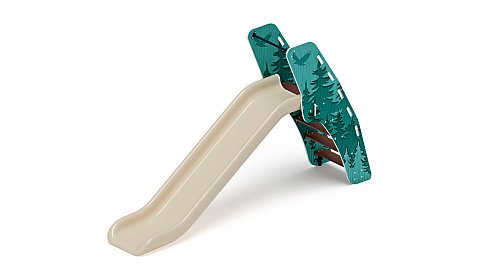 Горка пластиковая - ИО 42.01.01-04 - (бежевый скат) H=1200 (Тайга)