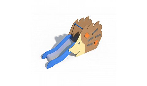 ИО 07090 Горка Ежик Н-620 (металлический скат)