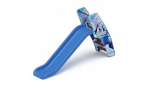 Горка пластиковая - ИО 42.01.01-01 - (голубой скат) Н-1200 (Снежная королева)