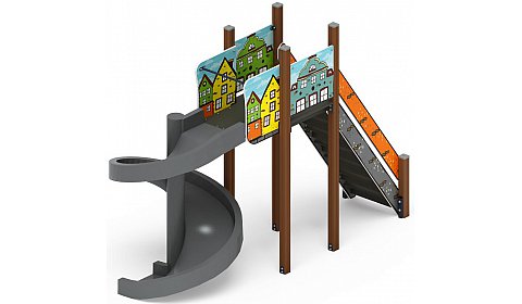 Горка винтовая - ИО 43.01.01-01 - (Город) H=2000