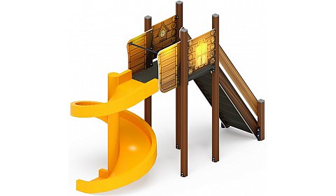 Горка винтовая - ИО 43.01.01-02 - (ЭКО) H=2000