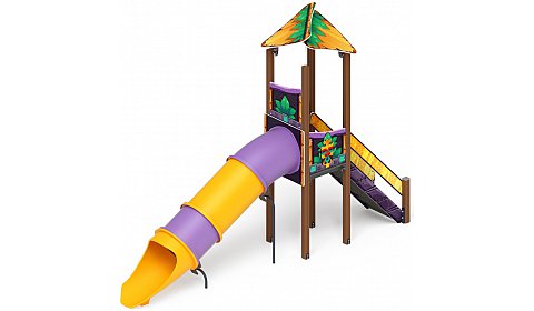 Горка Волшебный город (Майя) - ИО 44.19.01-01 - Тоннельная прямая Н=1500