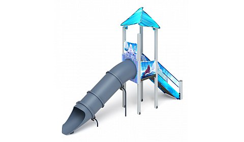 Горка Волшебный город (Снежная королева) - ИО 44.19.01-02 - Тоннельная прямая Н=1500