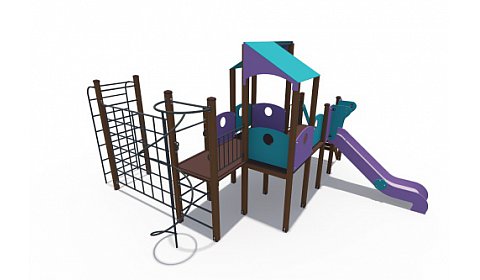 ДИО 13080.3 Детский игровой комплекс Викинг Н-1200