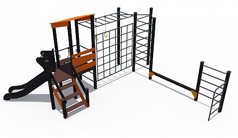 ДИО 10215 Игровой комплекс серии Геометрия (металлический скат Н-900)