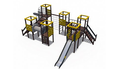 ДИО 09080 Игровой комплекс серии Геометрия, Н-1500 и 2000