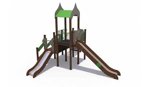 ДИО 04070 Детский игровой комплекс серии Браун Островок Н-900,1500