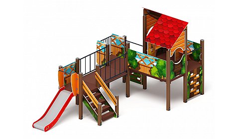 Теремок - ДИК 1.07.01-01 - Игровой комплекс H=900