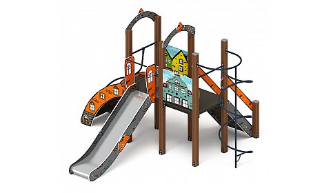 Играйте с нами (Город) - ДИК 2.01.1.02-01 - Игровой комплекс H=1200