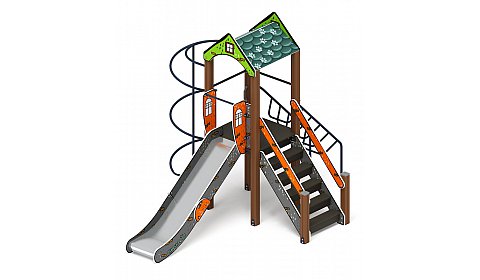 Играйте с нами (Город) - ДИК 2.01.1.04-01 - Игровой комплекс H=1200