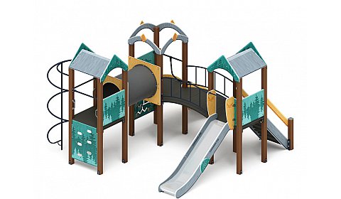 Городок (Тайга) - ДИК 2.01.3.03-23 - Игровой комплекс H=1200