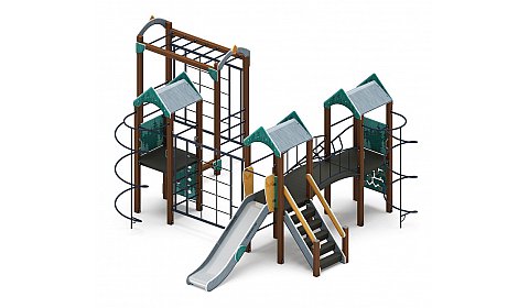 Городок (Тайга) - ДИК 2.01.3.04-03 - Игровой комплекс H=1200