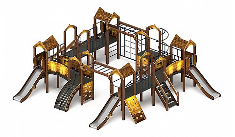 Остров детства (ЭКО) - ДИК 2.01.8.01-02 - Игровой комплекс H=1200