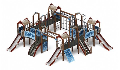 Остров детства (Алтай) - ДИК 2.01.8.01-04 - Игровой комплекс H=1200