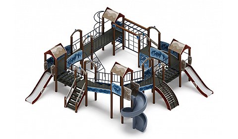 Остров детства (Алтай) - ДИК 2.01.8.02-04 - Игровой комплекс H=1200 H=2000