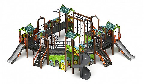 Остров детства (Город) - ДИК 2.01.8.02-11 - Игровой комплекс H=1200 H=2000