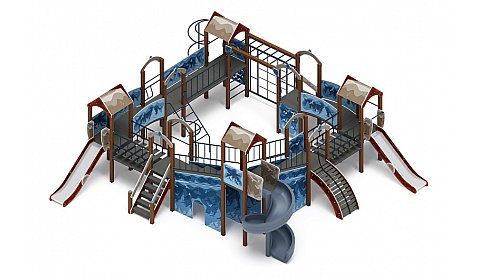 Остров детства (Алтай) - ДИК 2.01.8.02-14 - Игровой комплекс H=1200 H=2000