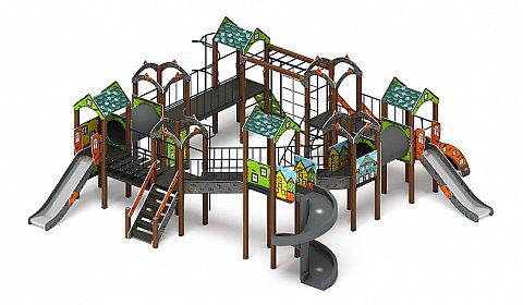 Остров детства (Город) - ДИК 2.01.8.02-21 - Игровой комплекс H=1200 H=2000