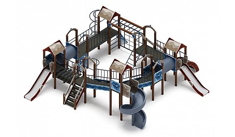 Остров детства (Алтай) - ДИК 2.01.8.02-24 - Игровой комплекс H=1200 H=2000