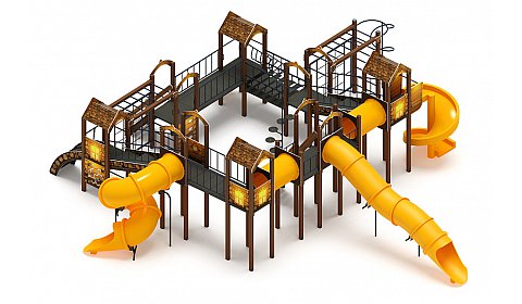 Остров детства (ЭКО) - ДИК 2.01.8.02-32 - Игровой комплекс H=2000