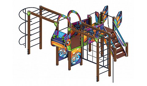 Аэроплан (Маскарад) - ДИК 2.03.4.02-02 - Игровой комплекс Н=1200