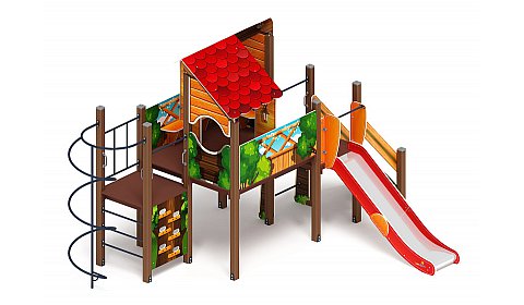 Теремок - ДИК 2.07.01-01 - Игровой комплекс H=1200