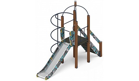 Навина (Техно-голубой) - ДИК 2.09.01-01 - Игровой комплекс H=1200