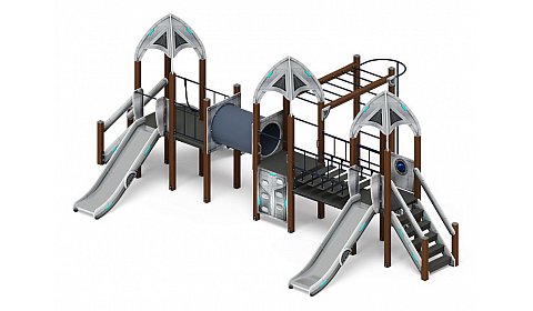 Космопорт (Серый) - ДИК 2.14.05-01 - Игровой комплекс H=1200