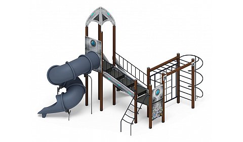 Космопорт (Серый) - ДИК 2.14.09-01 - Игровой комплекс H=2000