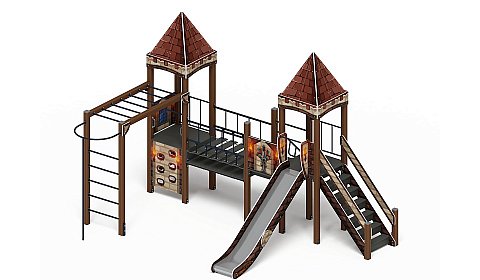 Замок (Средневековый) - ДИК 2.18.01-02 - Игровой комплекс H=1500