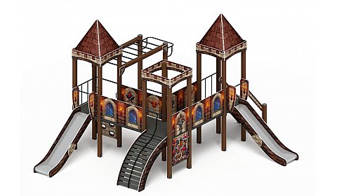 Замок (Средневековый) - ДИК 2.18.02-02 - Игровой комплекс H=1200