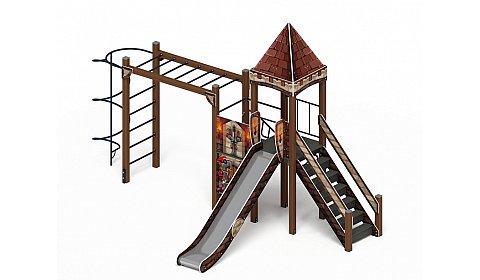 Замок (Средневековый) - ДИК 2.18.03-02 - Игровой комплекс H=1500