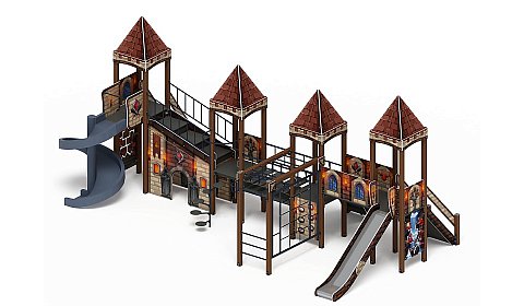 Замок (Средневековый) - ДИК 2.18.10-02 - Игровой комплекс H=1500 H=2000