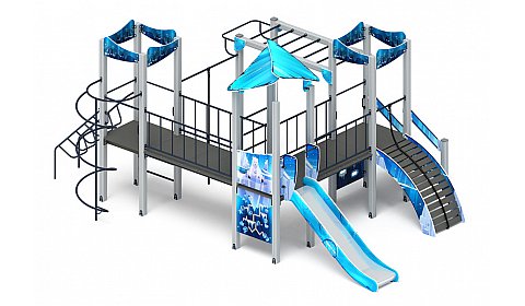 Волшебный город (Снежная королева) - ДИК 2.19.02-02 - Игровой комплекс Н=1200