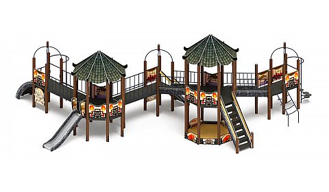 Карнавал (шанхай) - ДИК 2.22.07-02 - Игровой комплекс H=1200