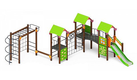 Лукоморье - ДИК 2.25.07-01.С - Игровой комплекс H=1200