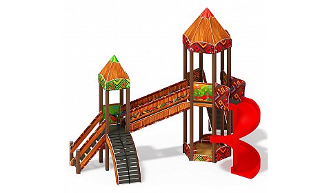 Карандаши (Винтовой скат) - ДИК 2.26.05-01.С - Игровой комплекс Н=2000