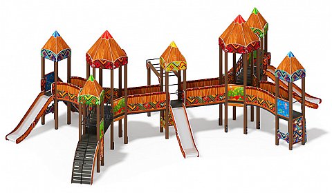 Карандаши - ДИК 2.26.07-01.С - Игровой комплекс Н=1200