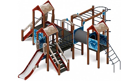 Дворик детства (Алтай) - ДИК 2.01.4.02-24 - Игровой комплекс H=1200