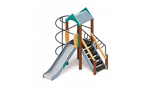 Играйте с нами (Тайга) - ДИК 2.01.1.04-03 - Игровой комплекс H=1200