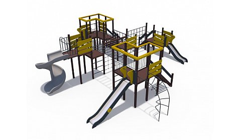 ДИО 09030 Игровой комплекс серии Геометрия, Н-900,1200 и 2000