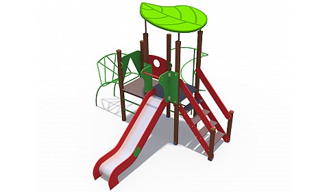 ДИО 10100 Игровой комплекс (серии каштан с металлическим скатом Н-1200)