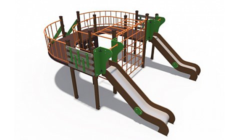 ДИО 04051 Детский игровой комплекс Встречные мосты Н-1200 серии Май