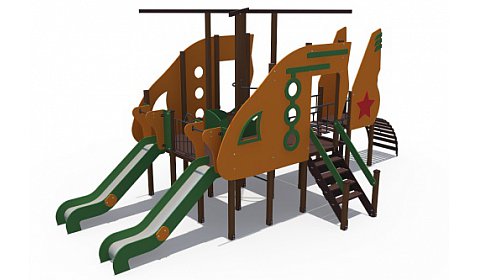 ДИО 13021 Детский игровой комплекс Пилот Н-1200 серии Май