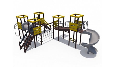 ДИО 09070 Игровой комплекс серии Геометрия, Н-1500 и Н-2000