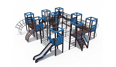 ДИО 09050 Игровой комплекс серии Геометрия с песочницей, Н-1200