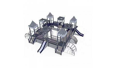 ДИО 13090.1 Игровой комплекс Переходы (с 4-я горками Н-900)