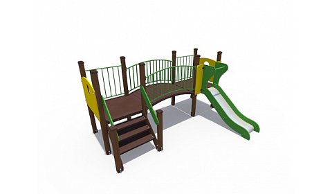 ДИО 08020 Игровой комплекс серии Поляна Н-750