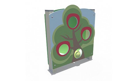 ДИФ 01265 Игровой модуль (в виде дерева с мишенями)